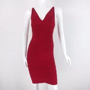 Herve Leger - Red Bandage dress - Small